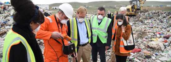 First-Ever Greenhouse Gas (GHG) Measuring Equipment on Rustavi Landfill