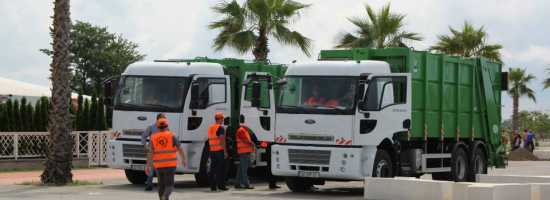 Zugdidi Municipality was Equipped with Waste-disposal Vehicles and Trash Bins
